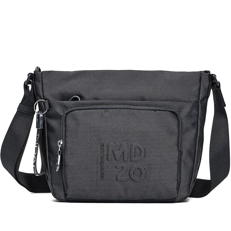 Umhängetasche MD20 QMT43 Steel, Farbe: grau, Marke: Mandarina Duck, EAN: 8032803835024, Abmessungen in cm: 26x22.5x8.5, Bild 1 von 6