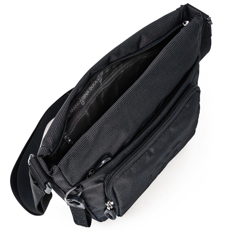 Umhängetasche MD20 QMT43 Steel, Farbe: grau, Marke: Mandarina Duck, EAN: 8032803835024, Abmessungen in cm: 26x22.5x8.5, Bild 6 von 6