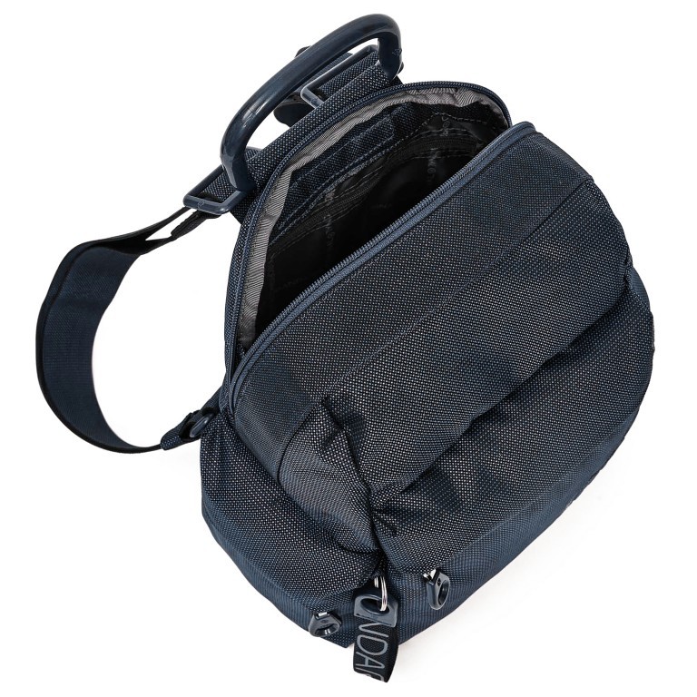 Rucksack MD20 QMTT1 Scarab, Farbe: blau/petrol, Marke: Mandarina Duck, EAN: 8032803835185, Abmessungen in cm: 23.5x28x12, Bild 5 von 5