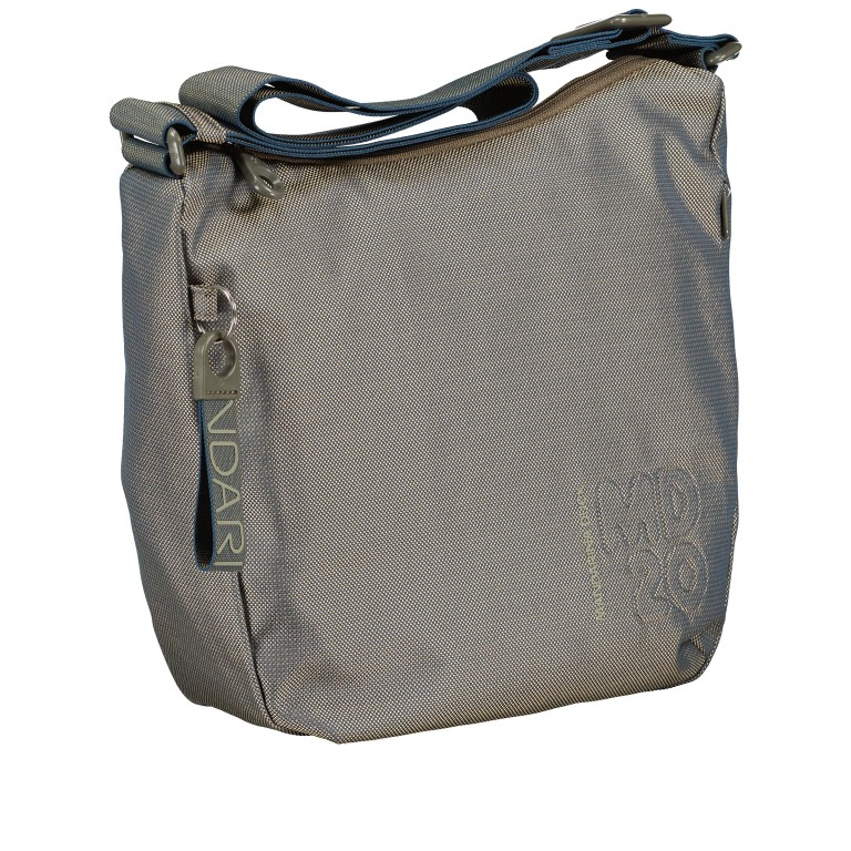 Beuteltasche MD20 QMTV1 Sage Gray, Farbe: grau, Marke: Mandarina Duck, EAN: 8032803835611, Abmessungen in cm: 29x27x10.5, Bild 2 von 6
