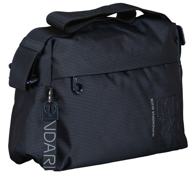 Umhängetasche MD20 QMTV8 Scarab, Farbe: blau/petrol, Marke: Mandarina Duck, EAN: 8032803835727, Abmessungen in cm: 27.5x21x11, Bild 2 von 4