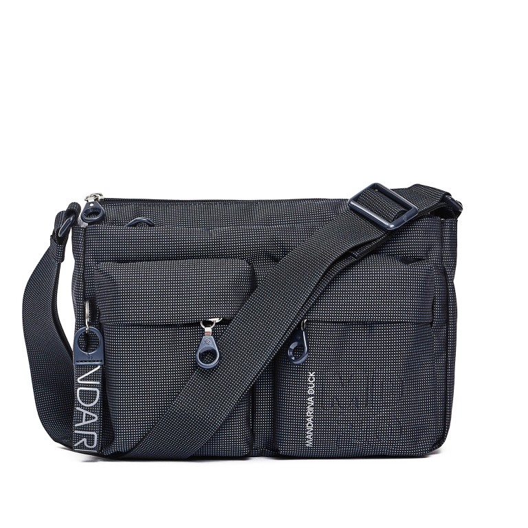 Umhängetasche MD20 QMTX5 Scarab, Farbe: blau/petrol, Marke: Mandarina Duck, EAN: 8032803835819, Abmessungen in cm: 28x19x11, Bild 1 von 6