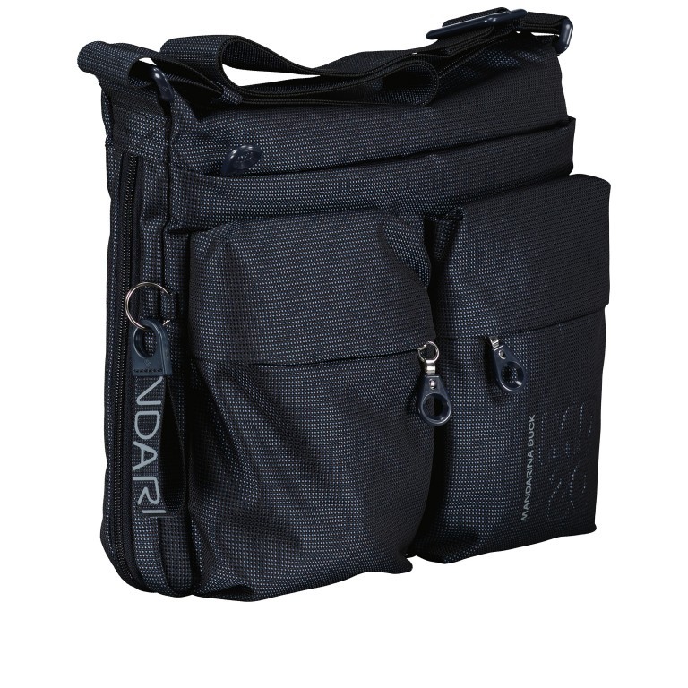Umhängetasche MD20 QMTX6 Scarab, Farbe: blau/petrol, Marke: Mandarina Duck, EAN: 8032803835901, Abmessungen in cm: 33x28x7, Bild 2 von 6
