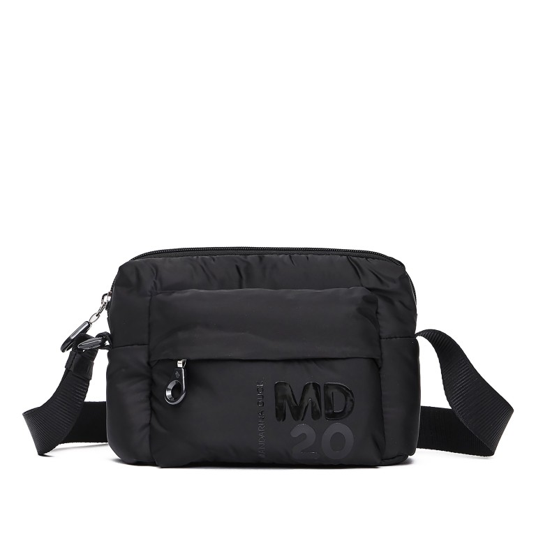 Umhängetasche MD20 Balloon ONTT7.651 Black, Farbe: schwarz, Marke: Mandarina Duck, EAN: 8032803840127, Abmessungen in cm: 25x16.5x8.5, Bild 1 von 6