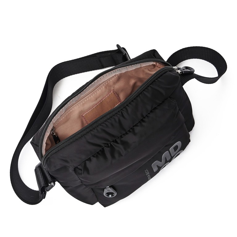 Umhängetasche MD20 Balloon ONTT7.651 Black, Farbe: schwarz, Marke: Mandarina Duck, EAN: 8032803840127, Abmessungen in cm: 25x16.5x8.5, Bild 6 von 6