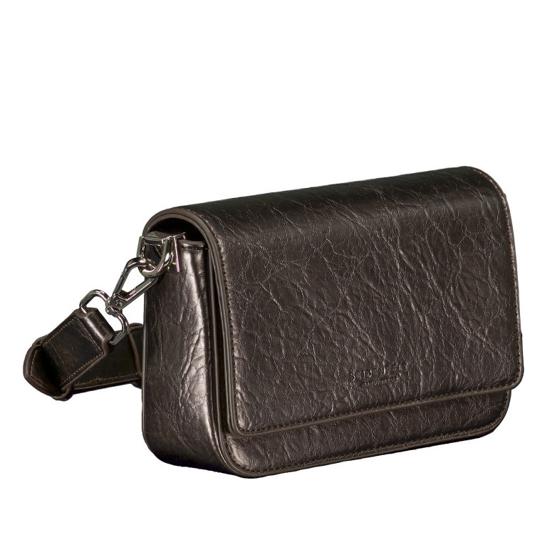 Umhängetasche Liinaja Crossbag Blackish Metallic, Farbe: grau, Marke: Seidenfelt, EAN: 4251817655686, Abmessungen in cm: 19x12.5x6.7, Bild 2 von 8