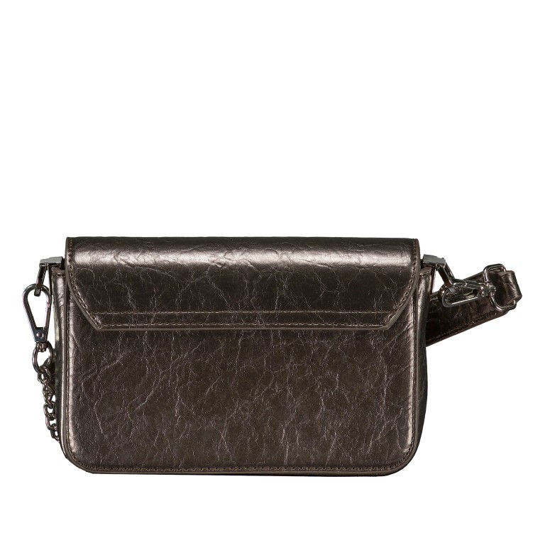 Umhängetasche Liinaja Crossbag Blackish Metallic, Farbe: grau, Marke: Seidenfelt, EAN: 4251817655686, Abmessungen in cm: 19x12.5x6.7, Bild 3 von 8