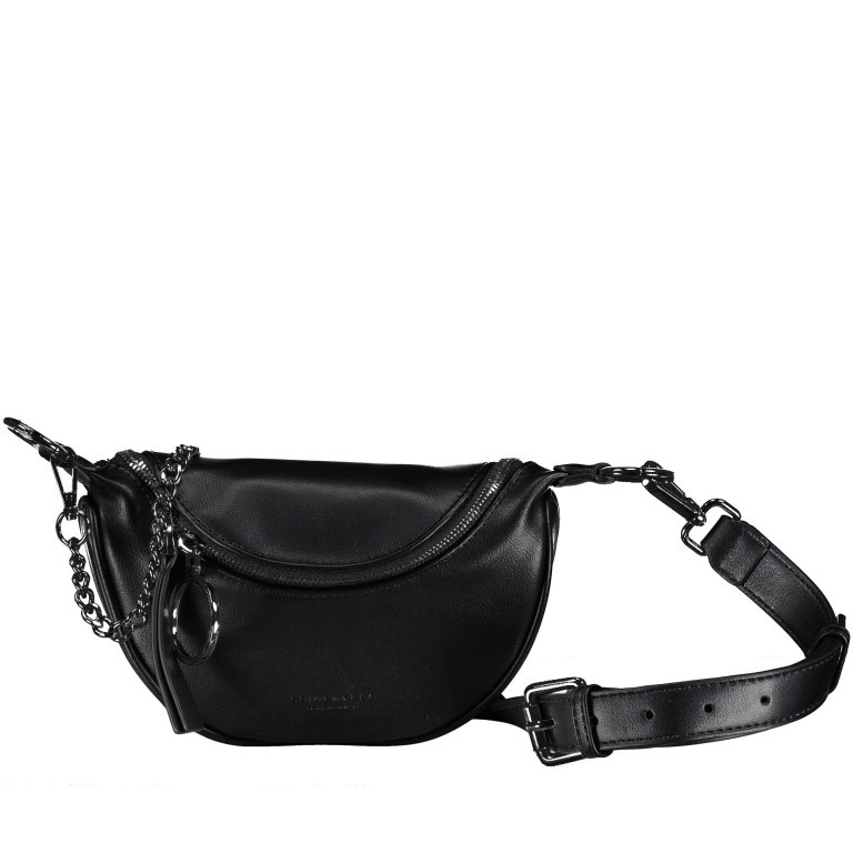 Gürteltasche / Umhängetasche Skien II Black Black, Farbe: schwarz, Marke: Seidenfelt, EAN: 4262455841348, Abmessungen in cm: 22x13x7, Bild 1 von 7