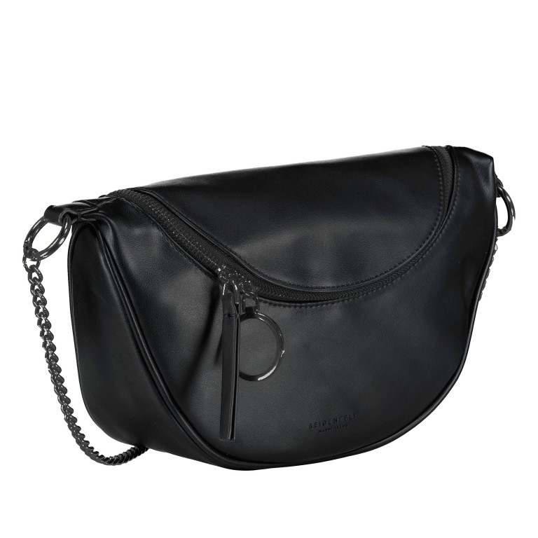 Gürteltasche / Umhängetasche Big Skien Black Black, Farbe: schwarz, Marke: Seidenfelt, EAN: 4262455841287, Abmessungen in cm: 28x17x9, Bild 2 von 7
