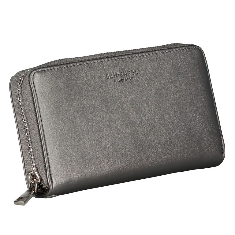 Geldbörse Smilla Gunmetal, Farbe: anthrazit, Marke: Seidenfelt, EAN: 4251817651633, Abmessungen in cm: 19x9.5x2.5, Bild 2 von 4