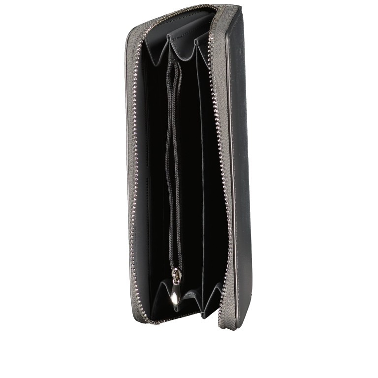 Geldbörse Smilla Gunmetal, Farbe: anthrazit, Marke: Seidenfelt, EAN: 4251817651633, Abmessungen in cm: 19x9.5x2.5, Bild 3 von 4