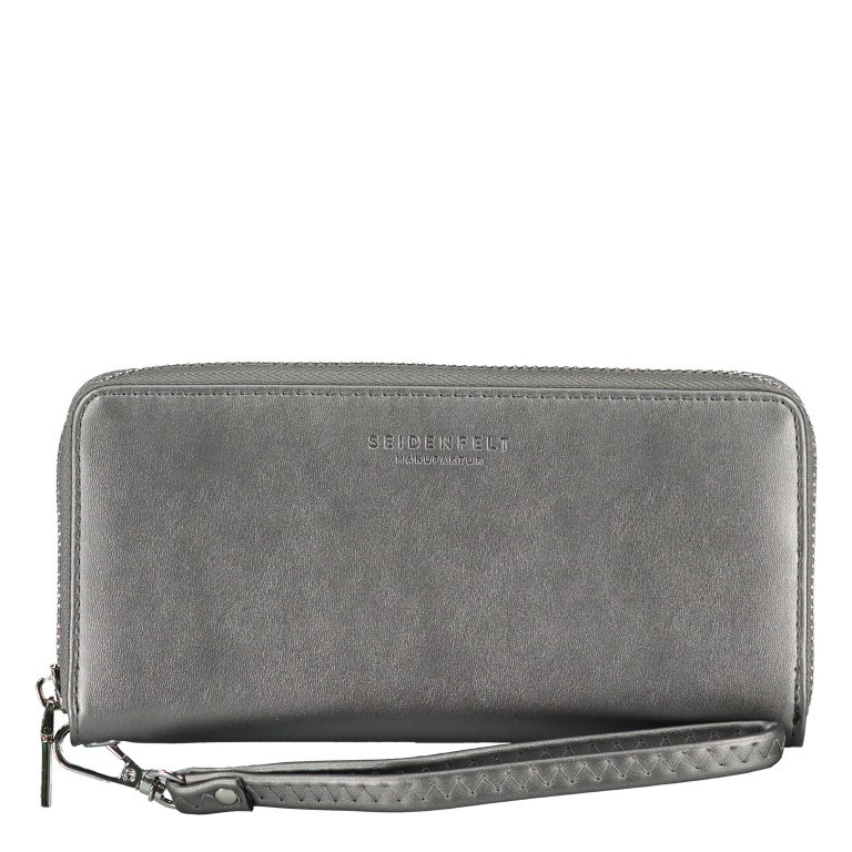Geldbörse Smilla Gunmetal, Farbe: anthrazit, Marke: Seidenfelt, EAN: 4251817651633, Abmessungen in cm: 19x9.5x2.5, Bild 1 von 4