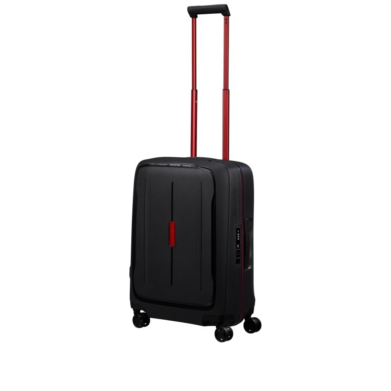 Handgepäck-Trolley Essens Spinner 55 IATA-Maß Charcoal Red, Farbe: grau, Marke: Samsonite, EAN: 5400520281098, Abmessungen in cm: 40x55x20, Bild 3 von 17
