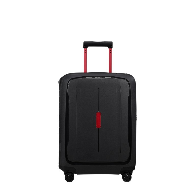 Handgepäck-Trolley Essens Spinner 55 IATA-Maß Charcoal Red, Farbe: grau, Marke: Samsonite, EAN: 5400520281098, Abmessungen in cm: 40x55x20, Bild 1 von 17