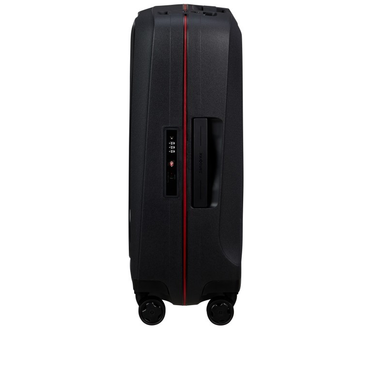 Handgepäck-Trolley Essens Spinner 55 IATA-Maß Charcoal Red, Farbe: grau, Marke: Samsonite, EAN: 5400520281098, Abmessungen in cm: 40x55x20, Bild 4 von 17