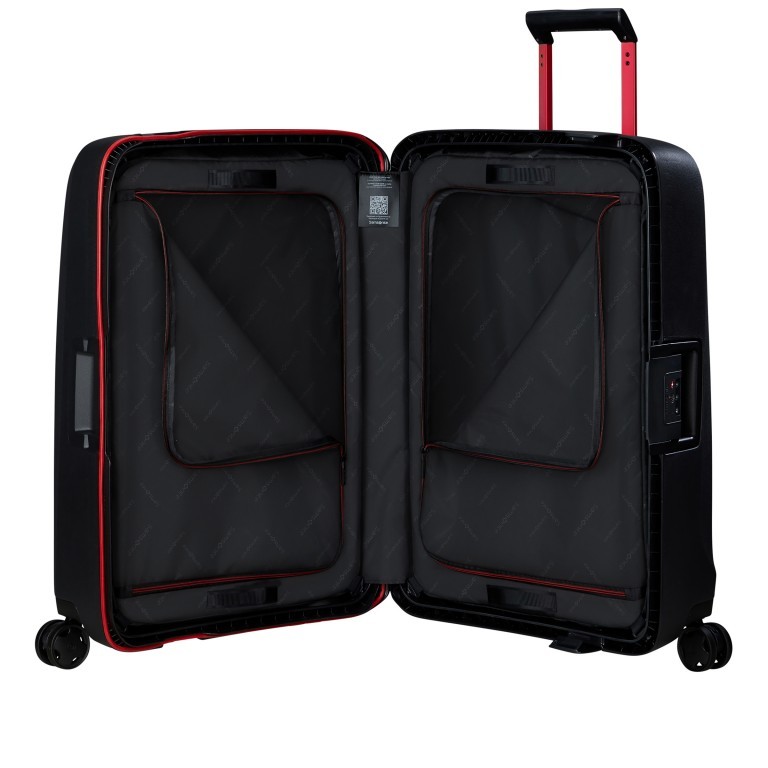 Koffer Essens Spinner 69 Charcoal Red, Farbe: grau, Marke: Samsonite, EAN: 5400520281104, Abmessungen in cm: 49x69x30, Bild 8 von 22