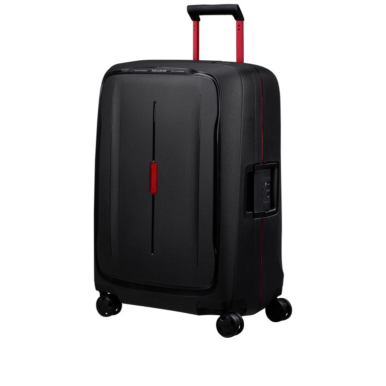 Koffer Essens Spinner 69 Charcoal Red, Farbe: grau, Marke: Samsonite, EAN: 5400520281104, Abmessungen in cm: 49x69x30, Bild 2 von 22
