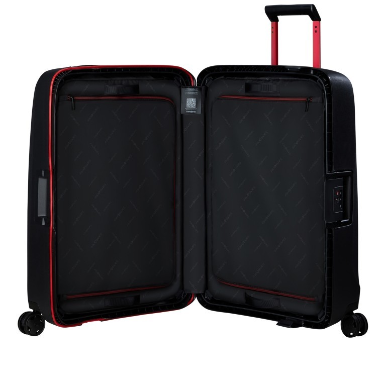 Koffer Essens Spinner 69 Charcoal Red, Farbe: grau, Marke: Samsonite, EAN: 5400520281104, Abmessungen in cm: 49x69x30, Bild 7 von 22