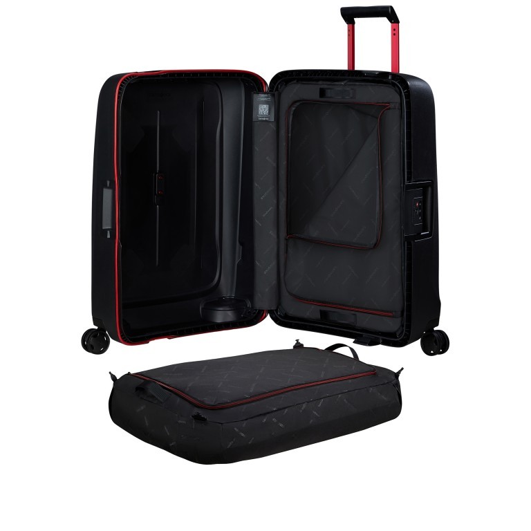 Koffer Essens Spinner 69 Charcoal Red, Farbe: grau, Marke: Samsonite, EAN: 5400520281104, Abmessungen in cm: 49x69x30, Bild 9 von 22