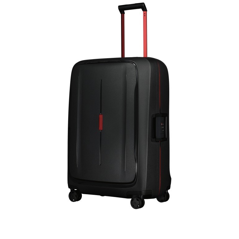Trolley Essens Spinner 75 Charcoal Red, Farbe: grau, Marke: Samsonite, EAN: 5400520281111, Abmessungen in cm: 52x75x33, Bild 3 von 22
