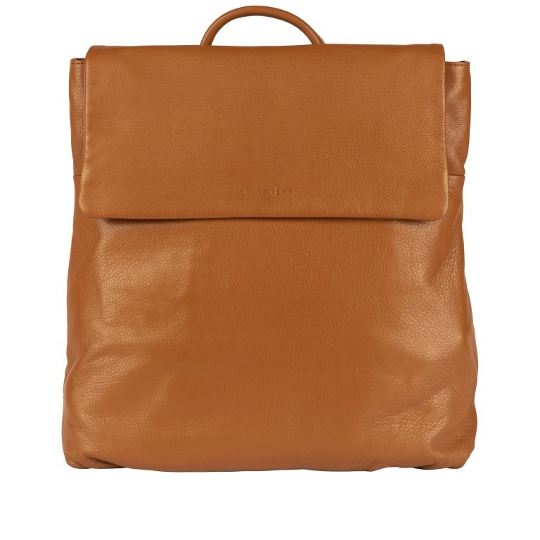 Rucksack / Umhängetasche Finja Cognac, Farbe: cognac, Marke: Flanigan, EAN: 4066727004994, Abmessungen in cm: 32x32x6.5, Bild 1 von 9