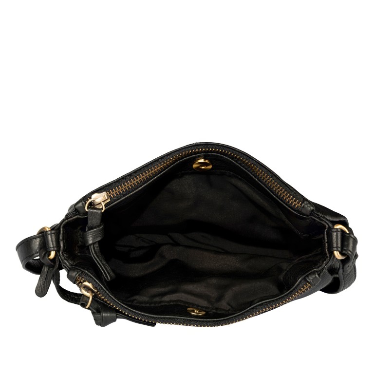 Umhängetasche Finja Crossbody Black, Farbe: schwarz, Marke: Flanigan, EAN: 4066727005045, Abmessungen in cm: 20.5x14x4.5, Bild 6 von 9