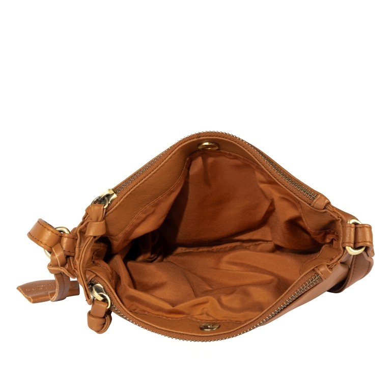 Umhängetasche Finja Crossbody Cognac, Farbe: cognac, Marke: Flanigan, EAN: 4066727005052, Abmessungen in cm: 20.5x14x4.5, Bild 6 von 9