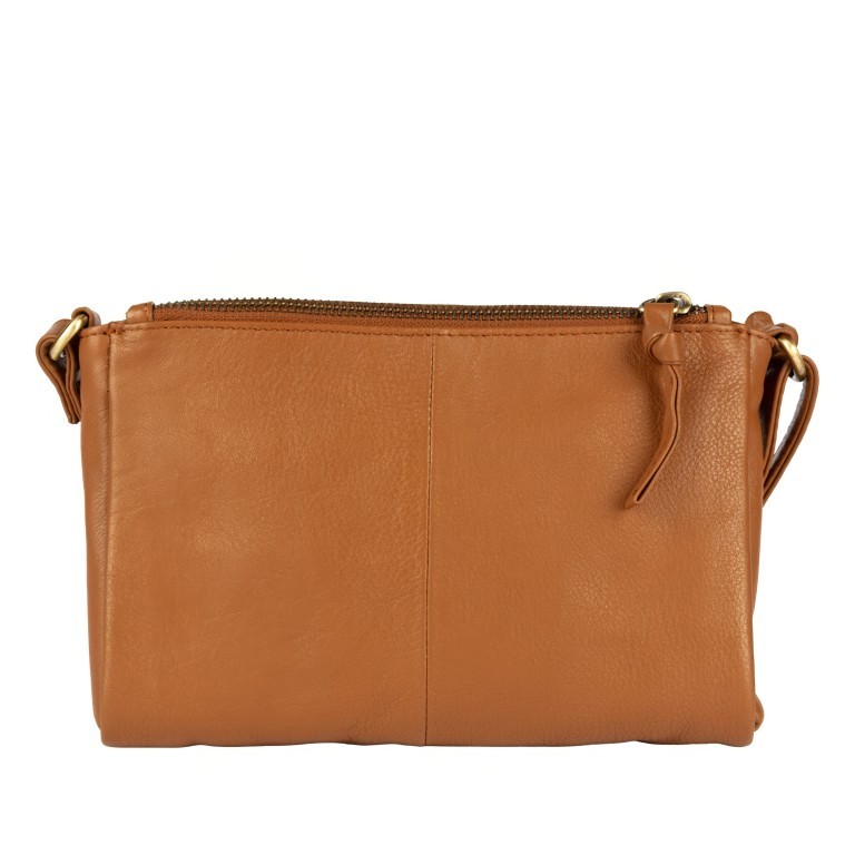 Umhängetasche Finja Crossbody Cognac, Farbe: cognac, Marke: Flanigan, EAN: 4066727005052, Abmessungen in cm: 20.5x14x4.5, Bild 3 von 9