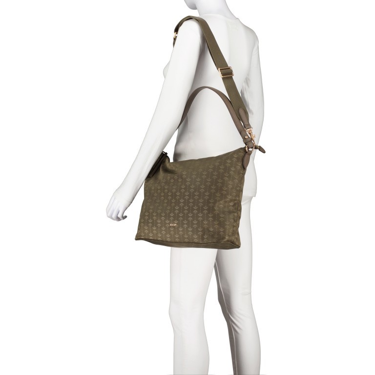 Beuteltasche Collana Tessuto Alara LVZ Olive Night, Farbe: grün/oliv, Marke: Joop!, EAN: 4048835217411, Abmessungen in cm: 33x31x12, Bild 5 von 8