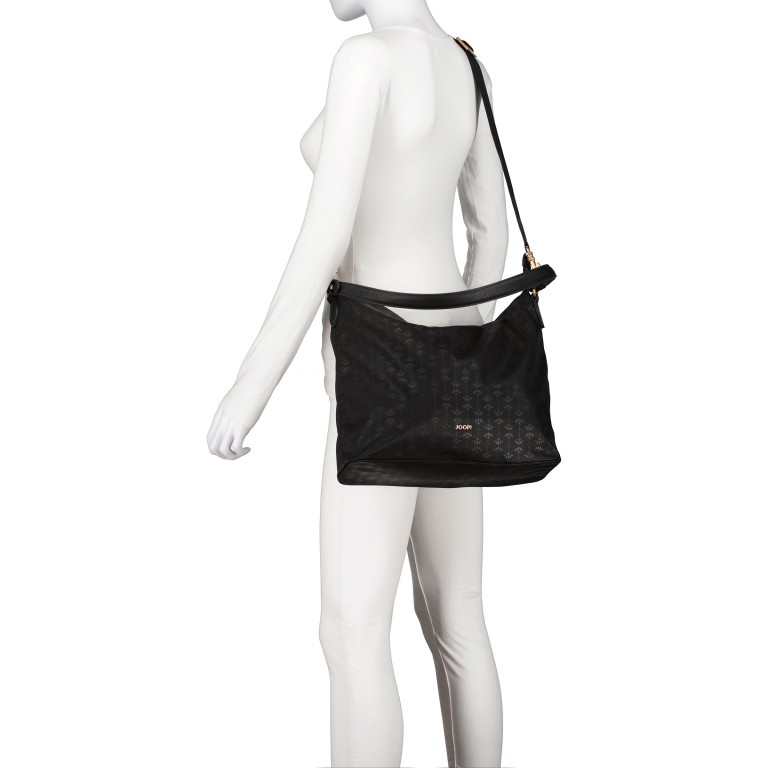 Beuteltasche Collana Tessuto Alara LVZ Black, Farbe: schwarz, Marke: Joop!, EAN: 4048835217428, Abmessungen in cm: 33x31x12, Bild 6 von 8