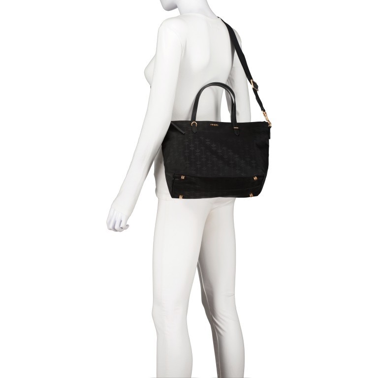 Handtasche Collana Tessuto Helena MHZ Black, Farbe: schwarz, Marke: Joop!, EAN: 4048835211211, Abmessungen in cm: 27.5x24x14, Bild 6 von 8