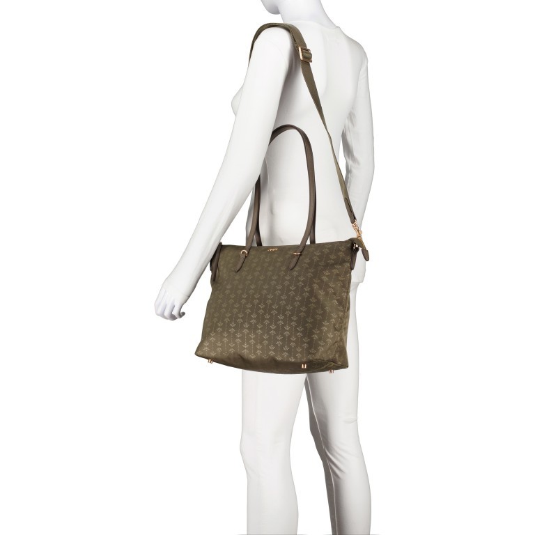 Shopper Collana Tessuto Helena LHZ1 Olive Night, Farbe: grün/oliv, Marke: Joop!, EAN: 4048835211235, Abmessungen in cm: 30x27x14, Bild 5 von 8
