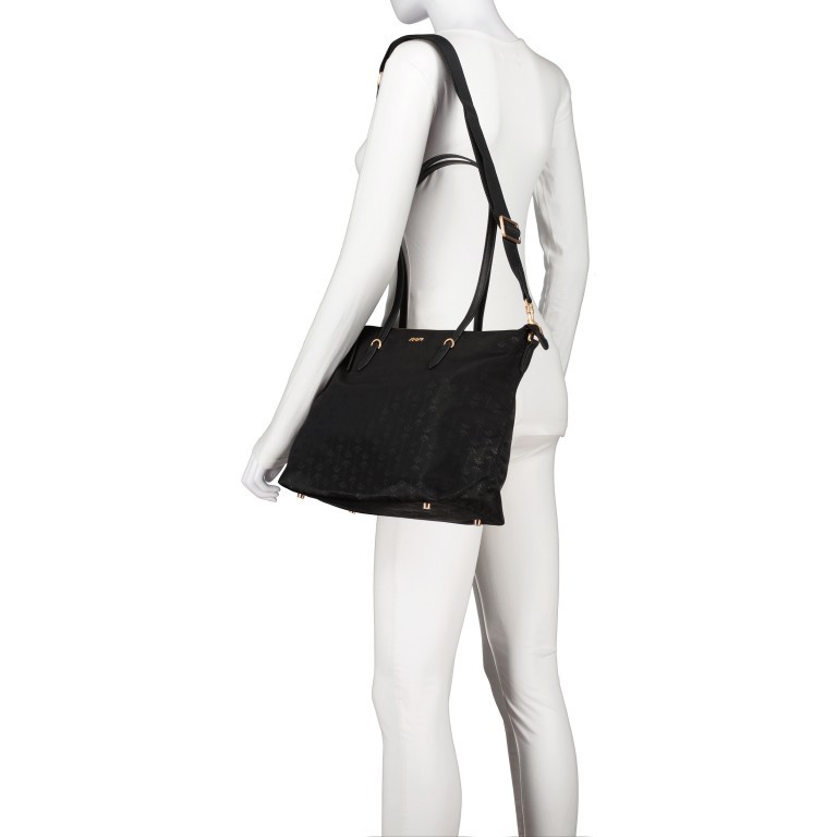 Shopper Collana Tessuto Helena LHZ1 Black, Farbe: schwarz, Marke: Joop!, EAN: 4048835211259, Abmessungen in cm: 30x27x14, Bild 5 von 8