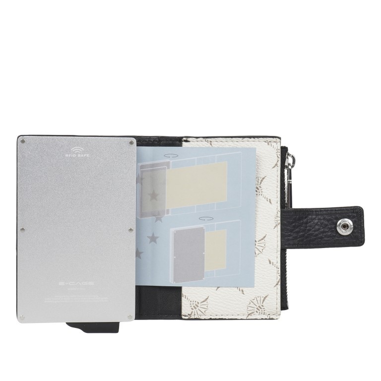 Geldbörse Giada E-Cage C-Four mit RFID-Schutz Black, Farbe: schwarz, Marke: Joop!, EAN: 4048835173250, Abmessungen in cm: 7x10.5x2.5, Bild 5 von 6