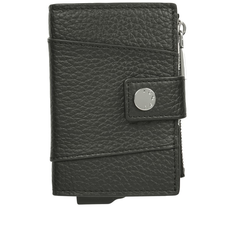 Geldbörse Giada E-Cage C-Four mit RFID-Schutz Black, Farbe: schwarz, Marke: Joop!, EAN: 4048835173250, Abmessungen in cm: 7x10.5x2.5, Bild 1 von 6
