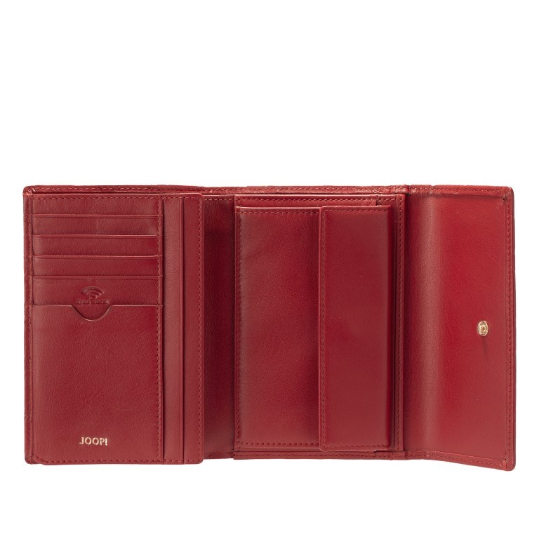 Geldbörse Leggero Stampa Cosma MH10F Dark Red, Farbe: rot/weinrot, Marke: Joop!, EAN: 4048835209935, Abmessungen in cm: 14x10x2.5, Bild 4 von 5