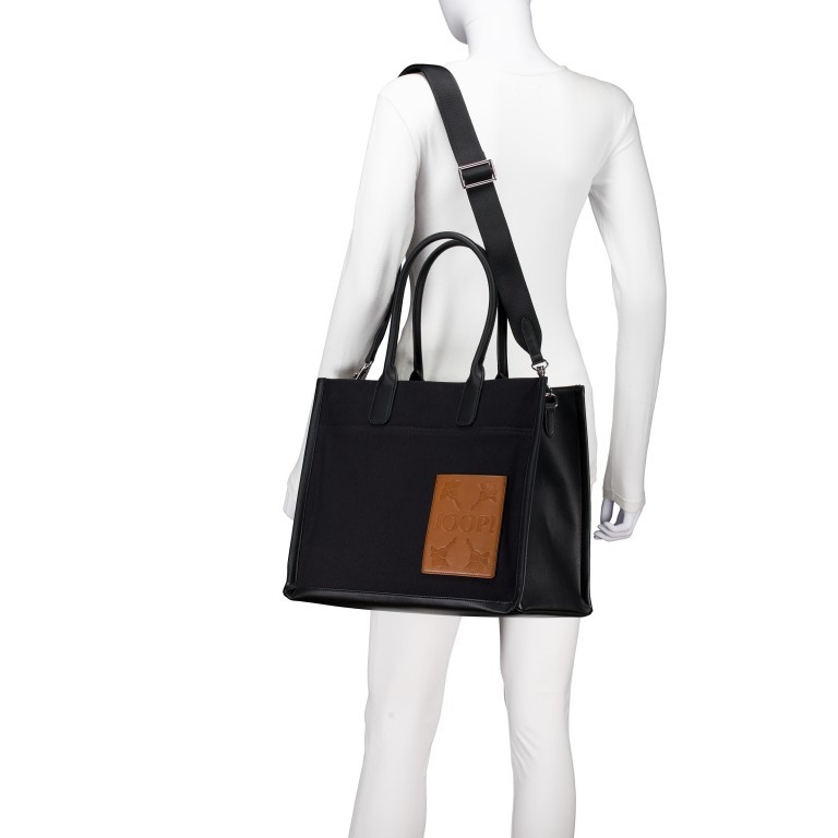 Tasche Pezza Aurelia LHZ Black, Farbe: schwarz, Marke: Joop!, EAN: 4048835205067, Abmessungen in cm: 39x32x18, Bild 5 von 8