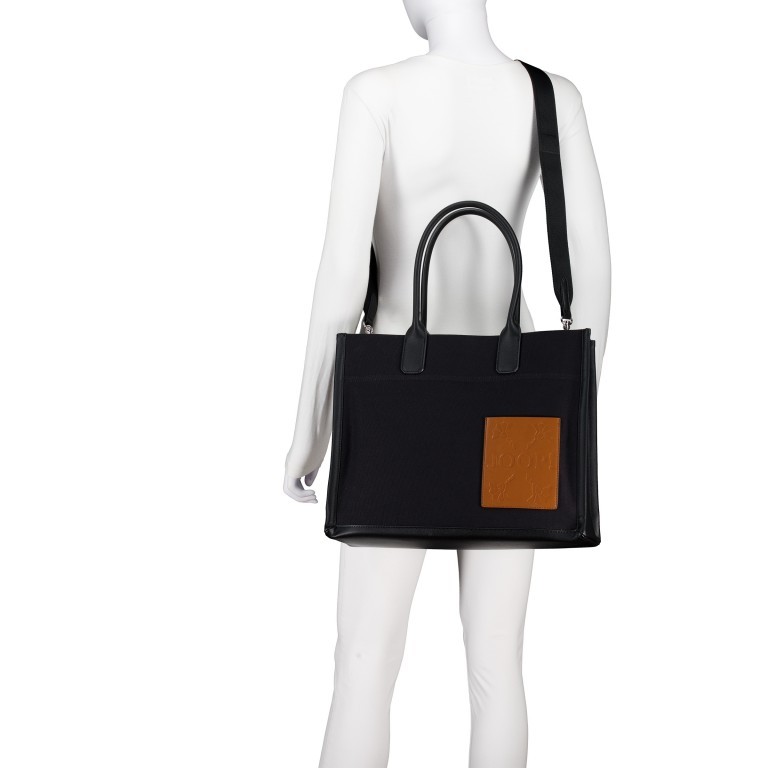 Tasche Pezza Aurelia LHZ Black, Farbe: schwarz, Marke: Joop!, EAN: 4048835205067, Abmessungen in cm: 39x32x18, Bild 6 von 8