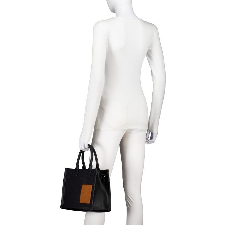 Handtasche Pezza Aurelia SHZ Black, Farbe: schwarz, Marke: Joop!, EAN: 4048835205050, Abmessungen in cm: 26.5x21x13, Bild 4 von 8