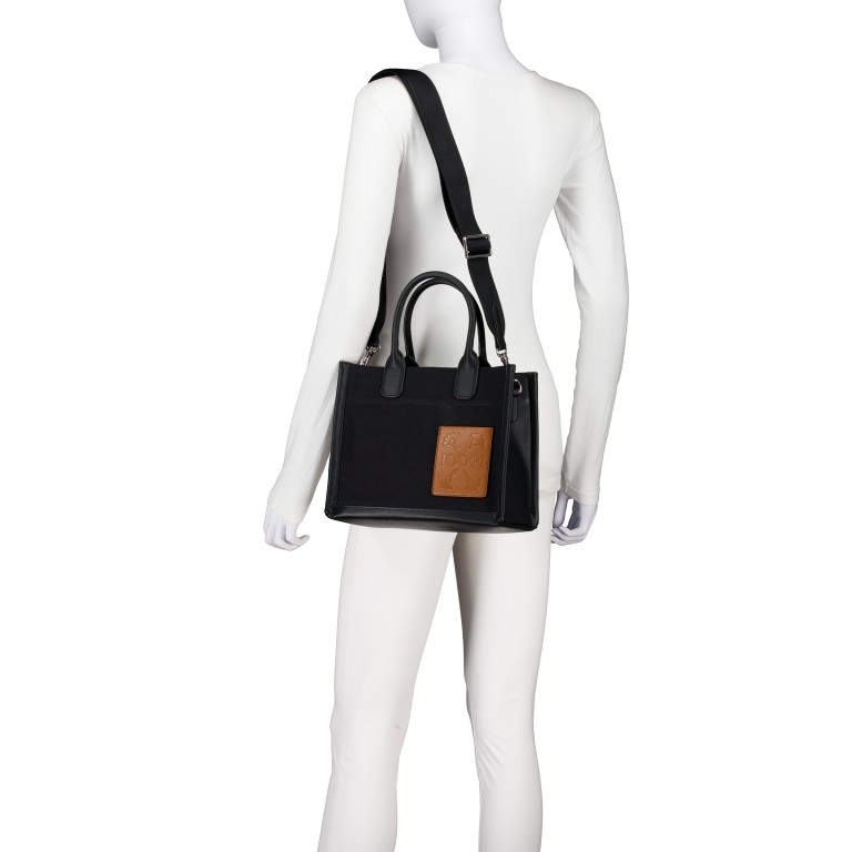 Handtasche Pezza Aurelia SHZ Black, Farbe: schwarz, Marke: Joop!, EAN: 4048835205050, Abmessungen in cm: 26.5x21x13, Bild 5 von 8