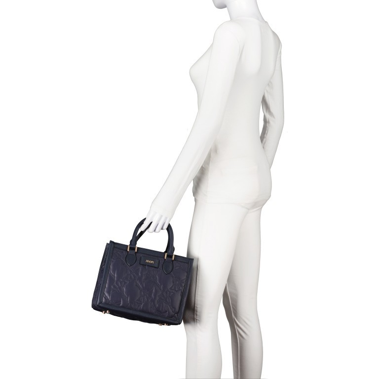 Handtasche Ricamo Aurelia SHZ Dark Blue, Farbe: blau/petrol, Marke: Joop!, EAN: 4048835210023, Abmessungen in cm: 27x21x14, Bild 4 von 8