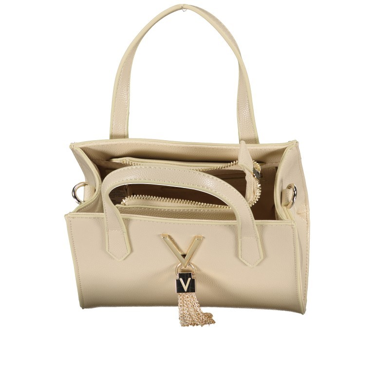 Handtasche Divina S Beige, Farbe: beige, Marke: Valentino Bags, EAN: 8054942440785, Abmessungen in cm: 20x16x11, Bild 7 von 7