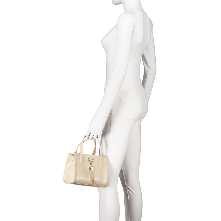 Handtasche Divina S Beige, Farbe: beige, Marke: Valentino Bags, EAN: 8054942440785, Abmessungen in cm: 20x16x11, Bild 4 von 7