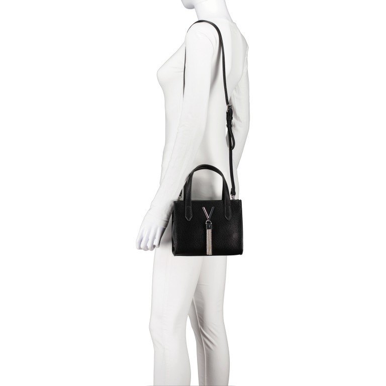 Handtasche Divina S Nero, Farbe: schwarz, Marke: Valentino Bags, EAN: 8054942440761, Abmessungen in cm: 20x16x11, Bild 5 von 7
