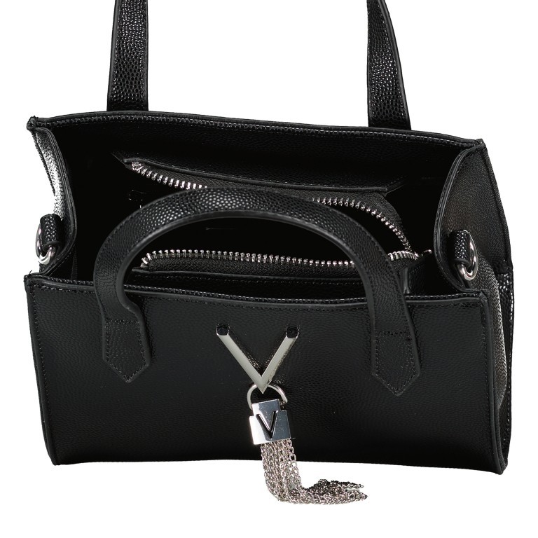 Handtasche Divina S Nero, Farbe: schwarz, Marke: Valentino Bags, EAN: 8054942440761, Abmessungen in cm: 20x16x11, Bild 7 von 7