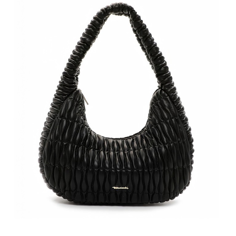 Beuteltasche Charis Black, Farbe: schwarz, Marke: Tamaris, EAN: 4063512124363, Abmessungen in cm: 35x25x12, Bild 1 von 5