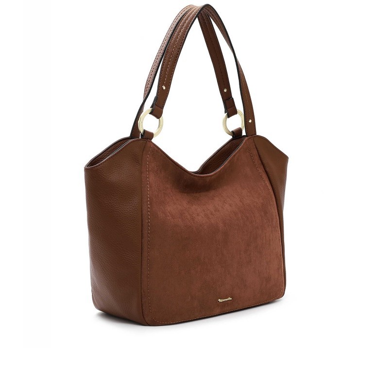 Shopper Caro Cognac, Farbe: cognac, Marke: Tamaris, EAN: 4063512122055, Abmessungen in cm: 34.5x30.5x14.5, Bild 2 von 5