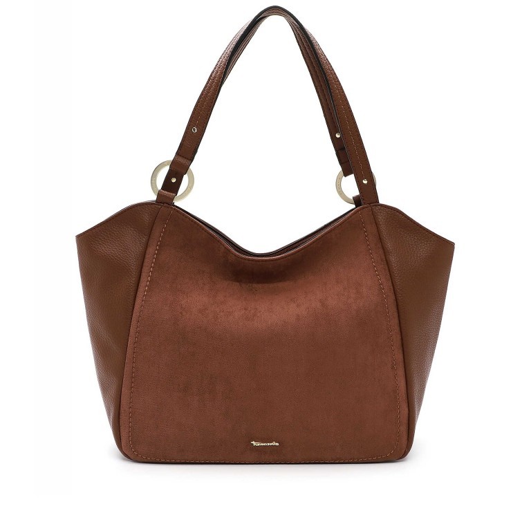 Shopper Caro Cognac, Farbe: cognac, Marke: Tamaris, EAN: 4063512122055, Abmessungen in cm: 34.5x30.5x14.5, Bild 1 von 5