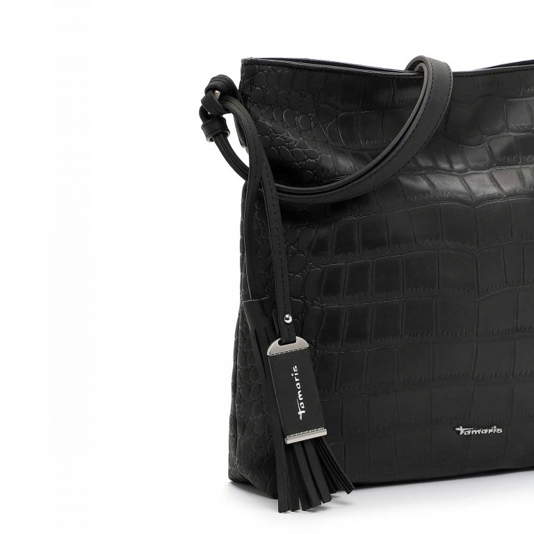Umhängetasche Charlotta Black, Farbe: schwarz, Marke: Tamaris, EAN: 4063512124851, Abmessungen in cm: 27x27x5, Bild 5 von 5