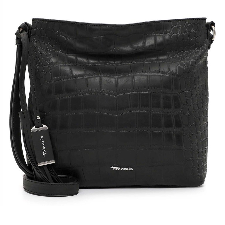Umhängetasche Charlotta Black, Farbe: schwarz, Marke: Tamaris, EAN: 4063512124851, Abmessungen in cm: 27x27x5, Bild 1 von 5